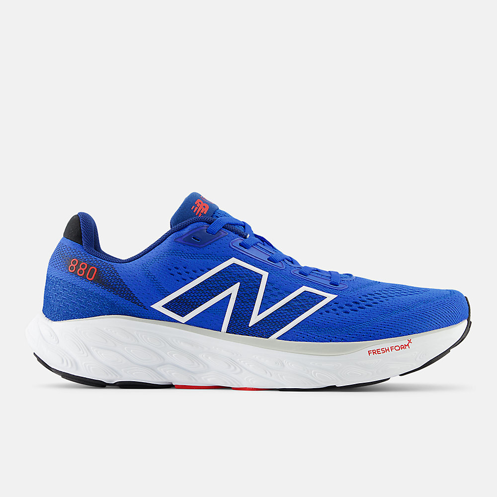 New Balance Fresh Foam X 880v14 Shoes Blue Oasis with Atlantic Blue and True Red